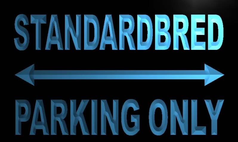 Standardbred Parking Only Neon Light Sign